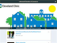 Tablet Screenshot of lakewoodchamber.org